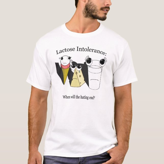 Lactose Intolerance T-Shirt (Front)