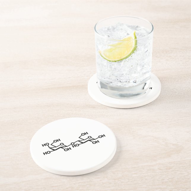 Lactose Milk Structure Coaster (Side)