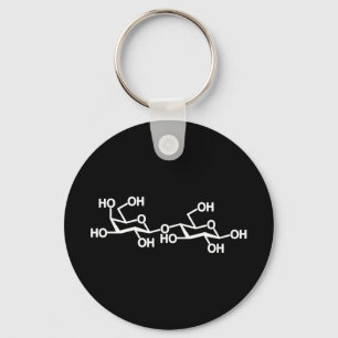 Lactose Milk Structure Key Ring