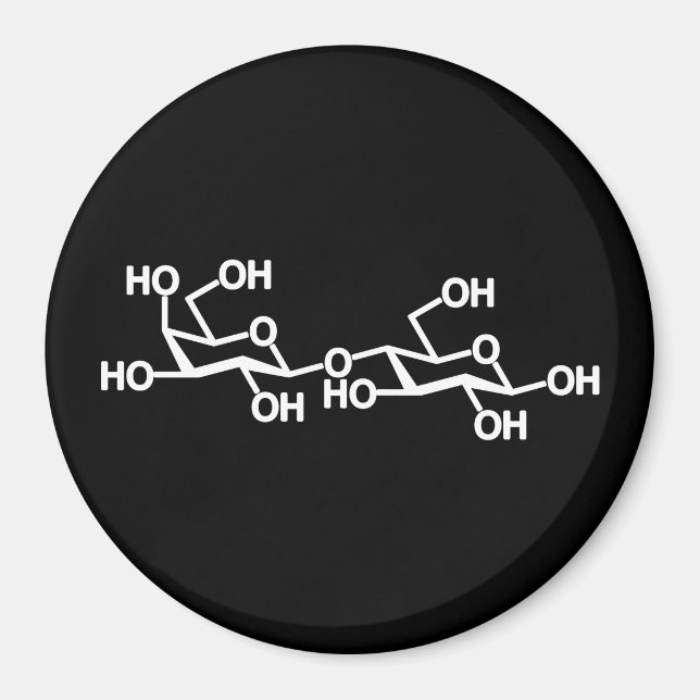 Lactose Milk Structure Magnet (Front)