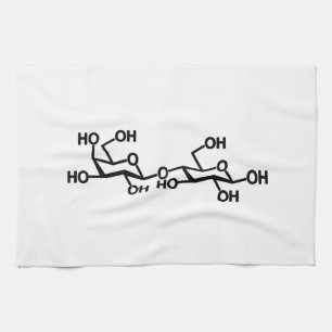 Lactose Milk Structure Tea Towel