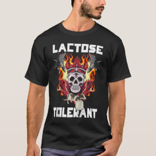 Lactose Tolerant  Trendy Meme Raglan Baseball T-Shirt