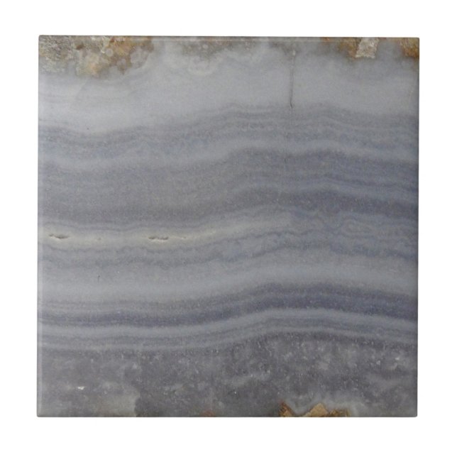 Lacy Blue Agate Natural Cabochon Tile (Front)