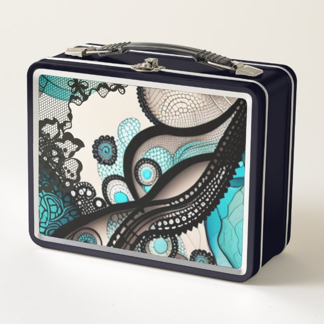 Lacy Lady Metal Lunch Box (Front)