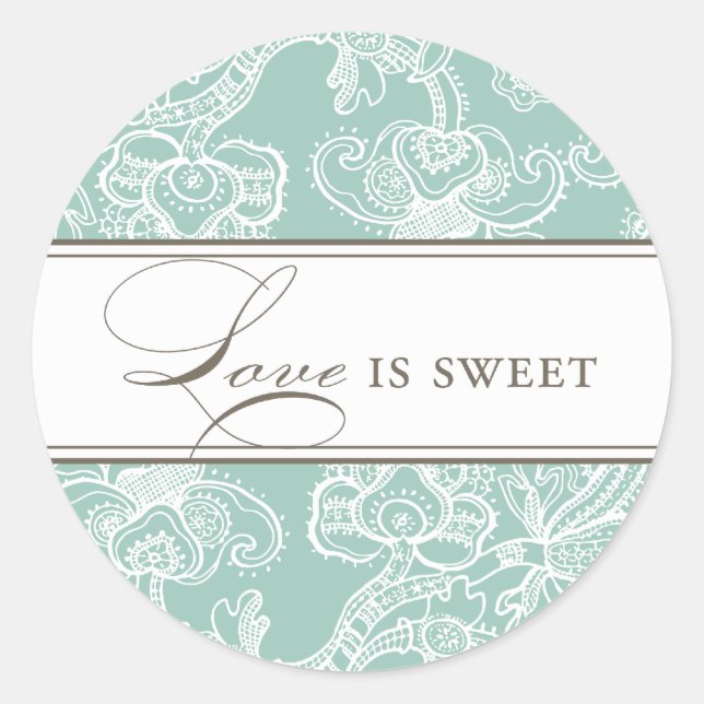 Lacy Love is Sweet Sticker (Front)