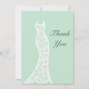 Lacy Mint Thank You