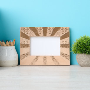 Lacy Sun Burst Etched Frames