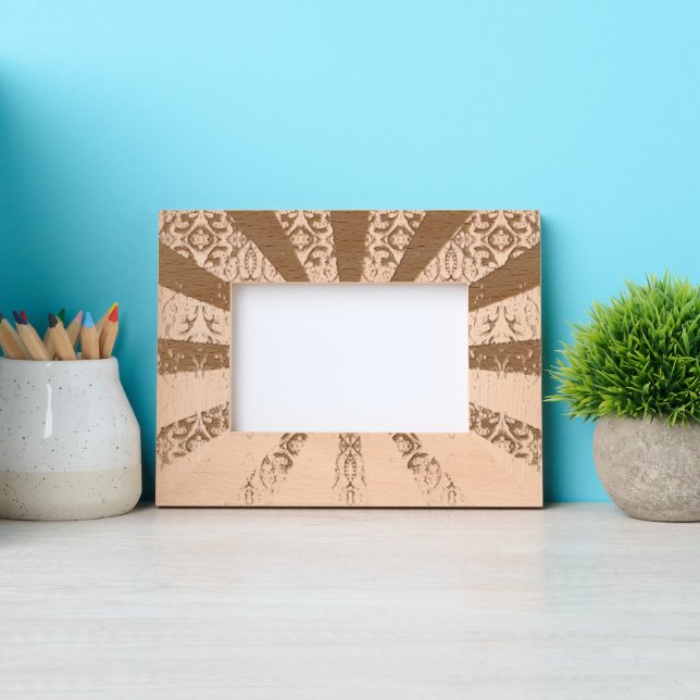 Lacy Sun Burst Etched Frames (Front)