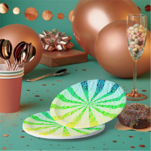 Lacy Sun Burst Paper Plate