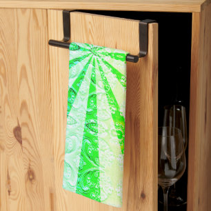 Lacy Sun Burst Tea Towel