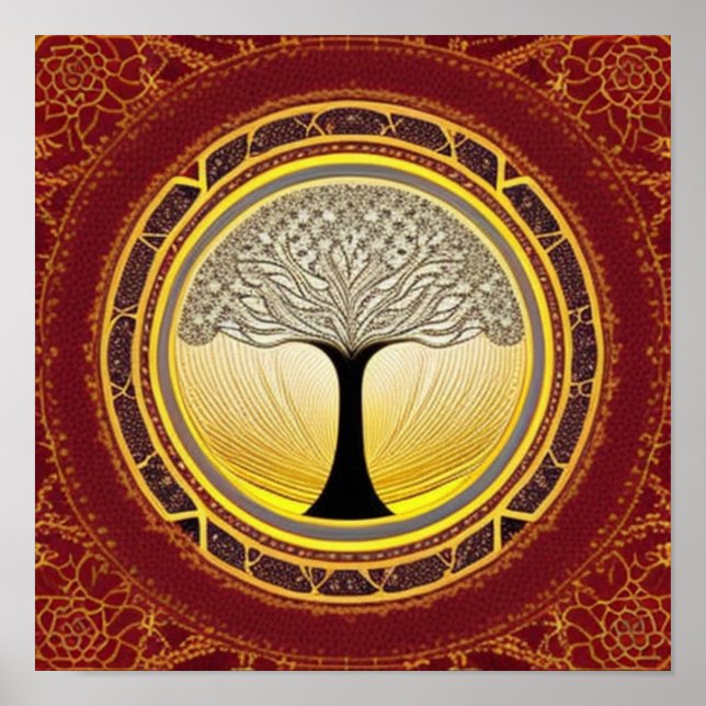Lacy Tree of Life Poster (Front)