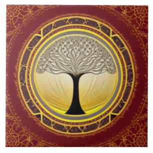 Lacy Tree of Life  Tile