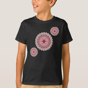 Lacy Valentine's Day Kid's and Baby Dark Shirt