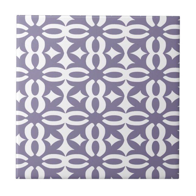 Lacy Wisteria Victorian Print Tile (Front)