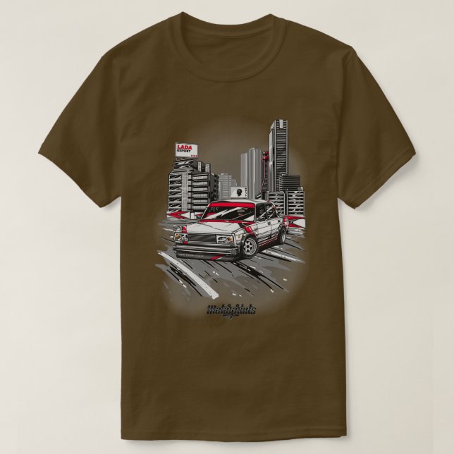 Lada Export 2105 red T-Shirt (Design Front)