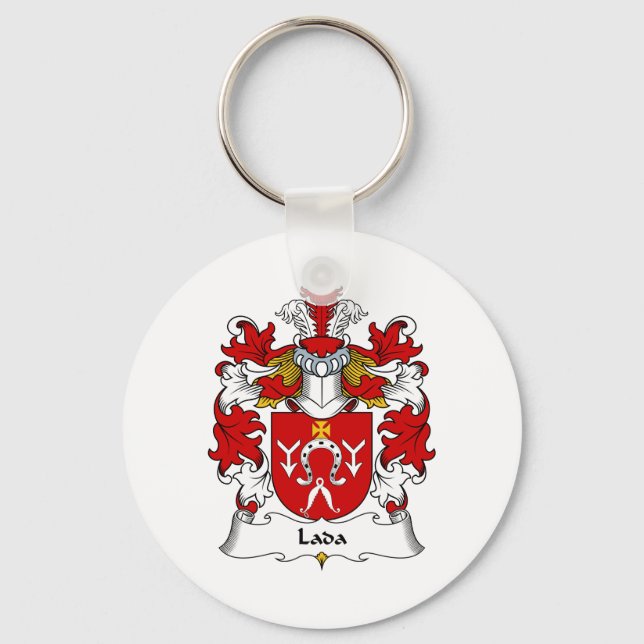 Lada Family Crest Key Ring (Front)
