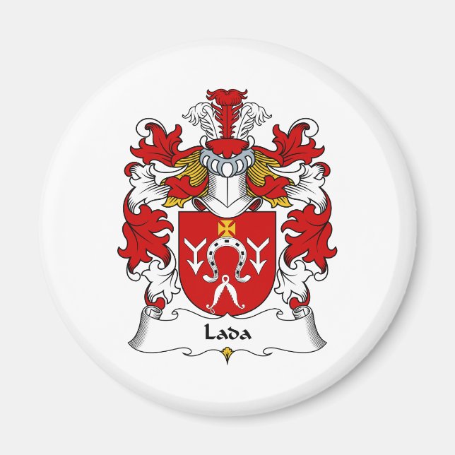 Lada Family Crest Magnet (Front)