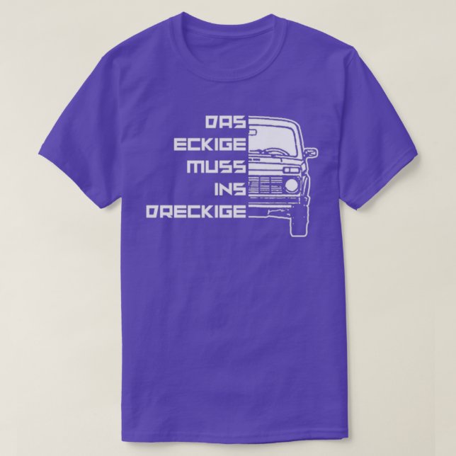 Lada Niva 4x4 Offroad CarTShirt  T-Shirt (Design Front)