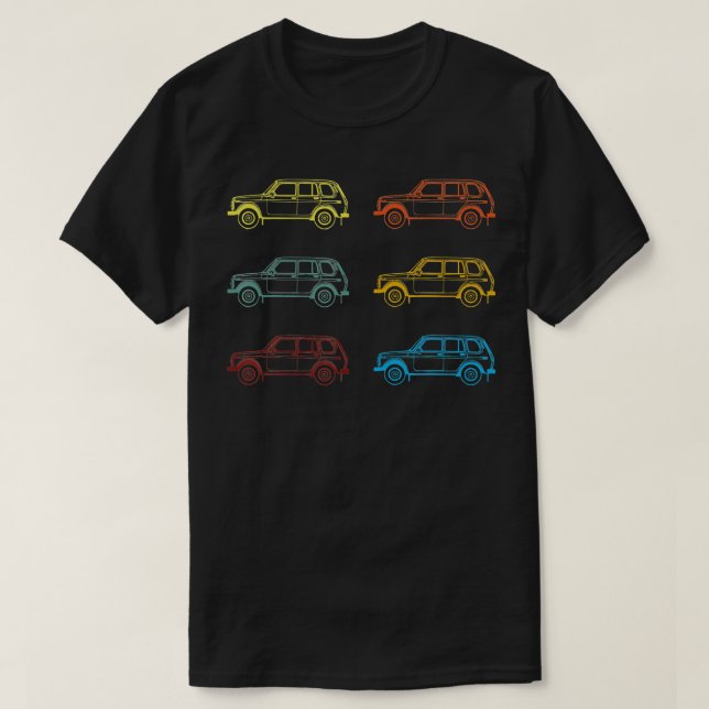 Lada Niva 4x4 Offroad Russia s  T-Shirt (Design Front)