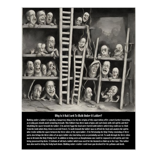 Ladder Superstition Poster (Front)