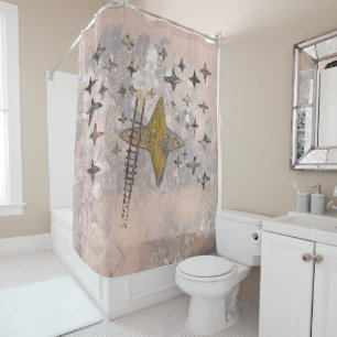 Ladder to the Stars Talking Canyons, New Mexico Shower Curtain