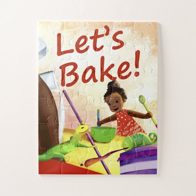 Ladi, Liz & Cam: Let's Bake! Jigsaw Puzzle (Vertical)