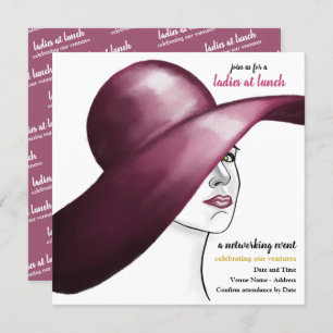 Ladies at Lunch – A Chic Networking Affair Invitation