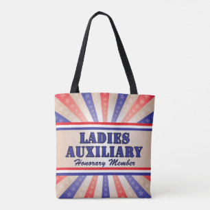 Ladies Auxiliary Patriotic Tote Bag Andy Mathis