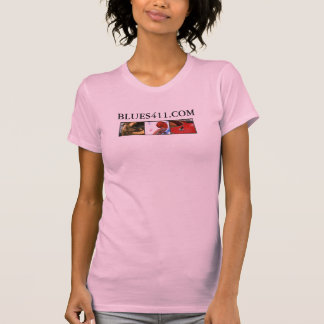 Ladies Blues411 Slogan Tank
