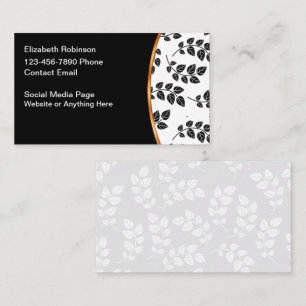 Ladies Classy Personal Contact Cards