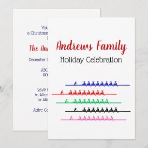 Ladies Crew Race Rowers Rowing - Up to Five Boats Invitation