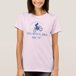 Ladies dirt biker t-shirt