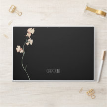 Ladies Elegant Black Floral Boho Cute