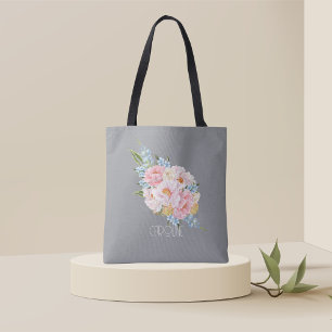 Ladies Elegant Floral  Boho Cute  Tote Bag