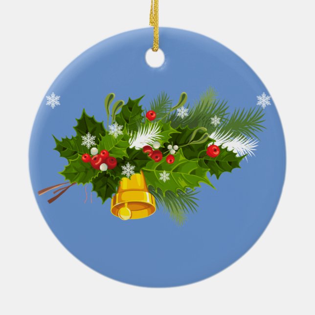 Ladies Fantasy Fashion Ceramic Tree Decoration (Back)