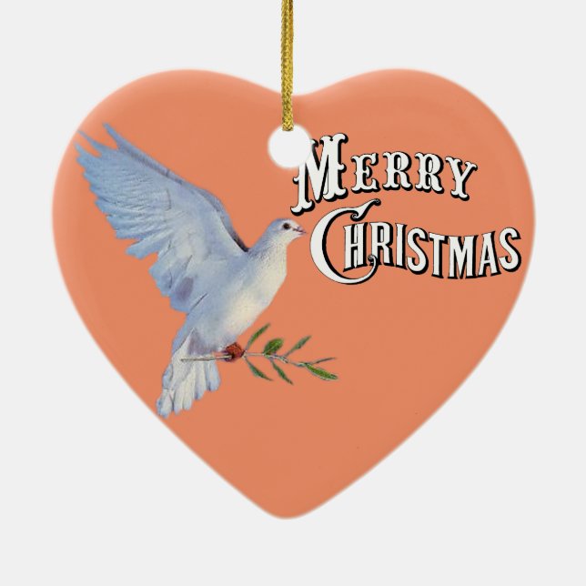 Ladies Fantasy Fashion Ceramic Tree Decoration (Back)