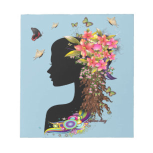 Ladies Fantasy Fashion Notepad