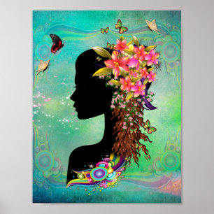 Ladies Fantasy Fashion Poster