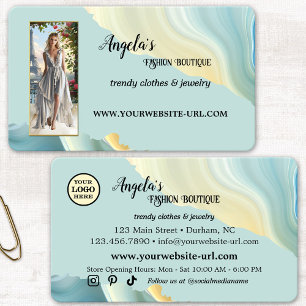 Ladies Fashion Retail Store Boutique  Business Card