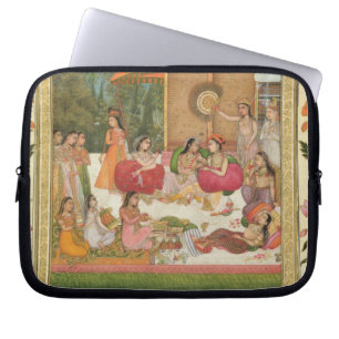 Ladies feasting, from the Small Clive Album Laptop Sleeve
