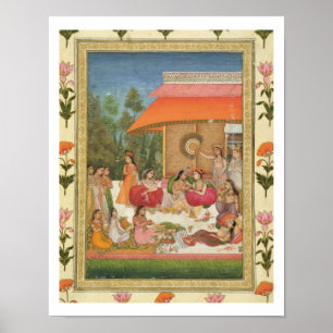 Ladies feasting, from the Small Clive Album Poster