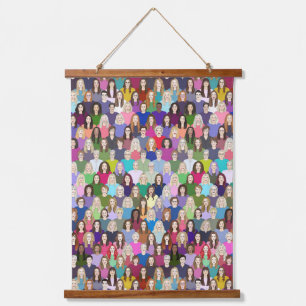 ladies & feminists 2025 edition hanging tapestry