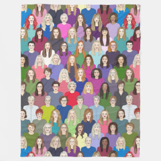 ladies & feminists fleece blanket