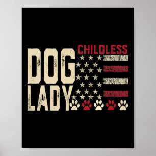 Ladies For Kamala Funny Dog 2024 President Kamala Poster