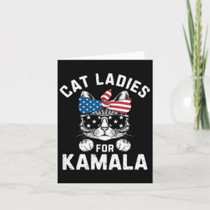 Ladies For Kamala Patriotic Support Card