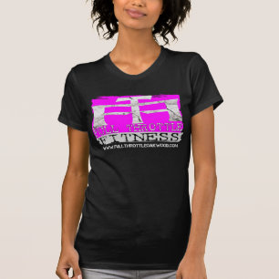 Ladies Full Throttle Fitness Pink "Stamp" T-shirt