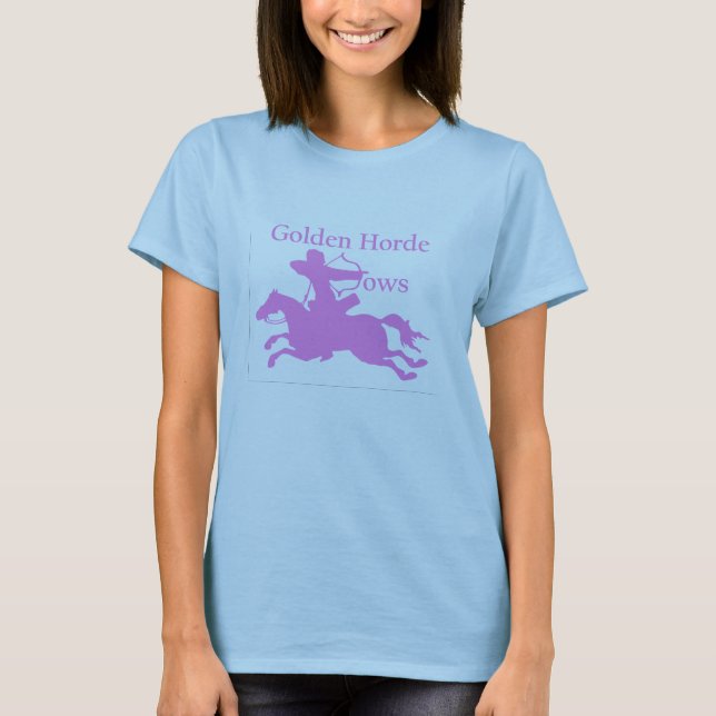 Ladies Golden Horde Bows T T-Shirt (Front)