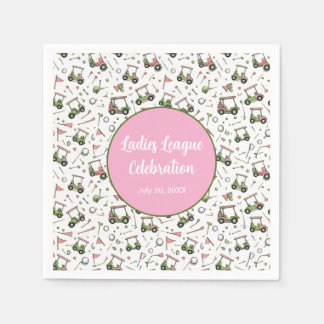 Ladies Golf League Celebration Napkin