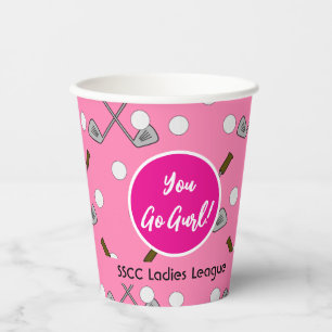 Ladies Golf League Paper Party Cup