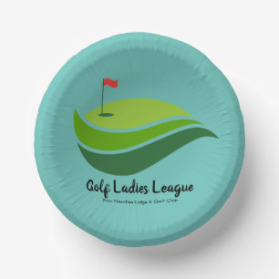 Ladies Golf League Party Paper Bowl Paper Plate